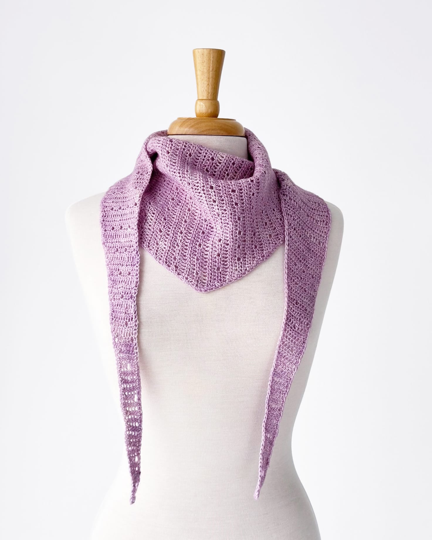 Crocheted Half Double Eyelet Scarf Pattern - Image 5