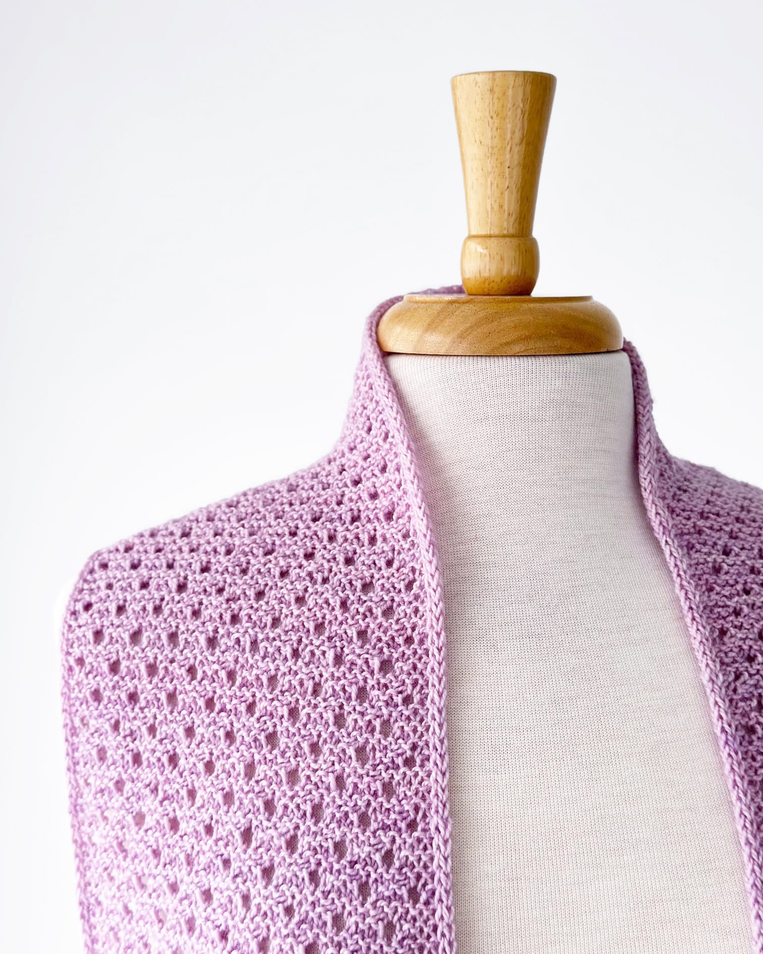 Garter Eyelet Scarf Pattern - Image 6
