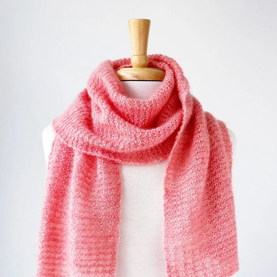 Pink Lemonade Scarf Pattern