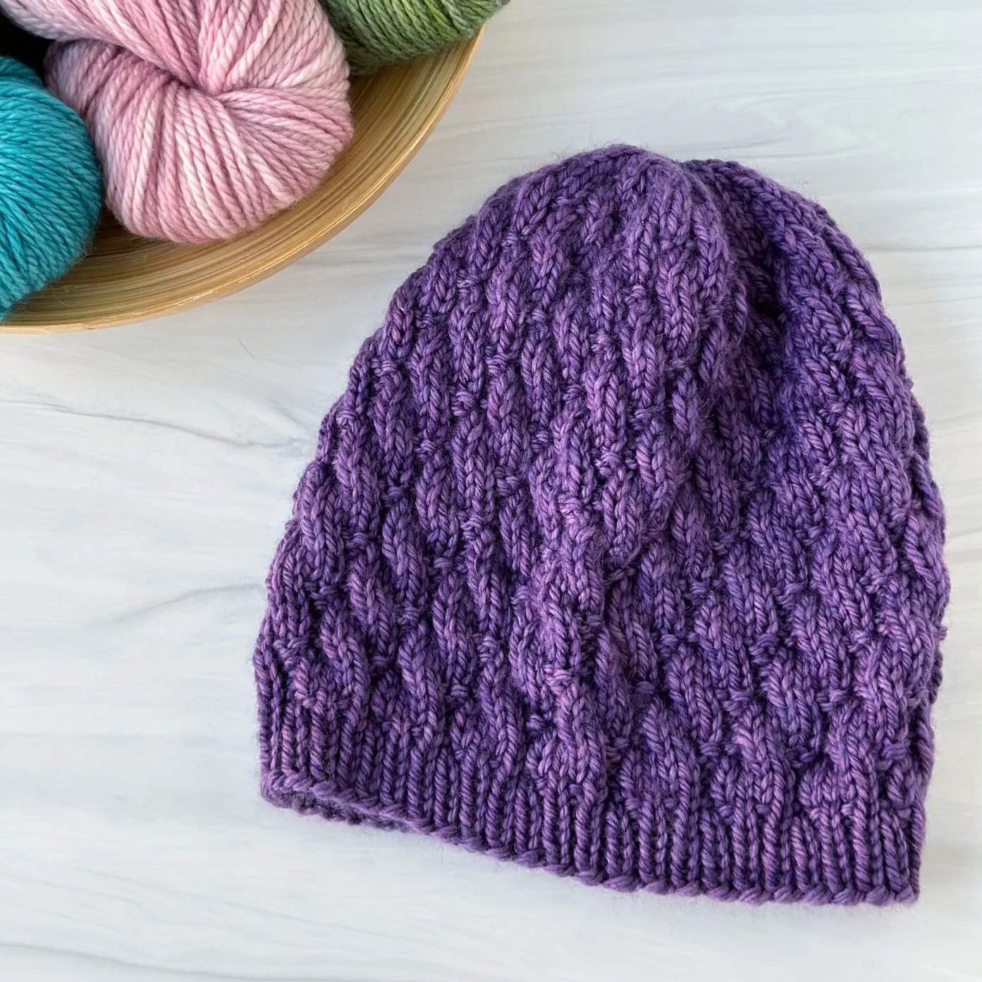 Trellis Hat and Cowl Pattern - Image 2